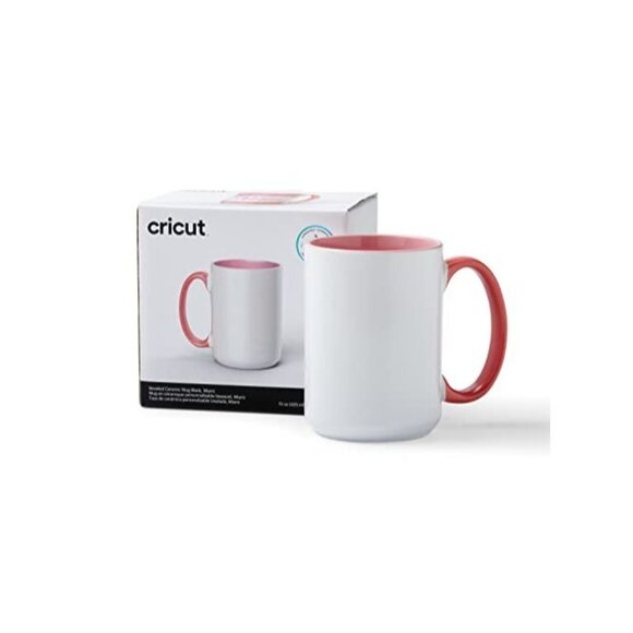Cricut Ceramic Mug Blank Miami Pink 15oz - Picture 6 of 7